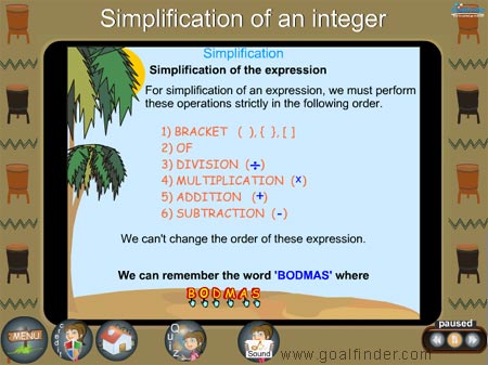 Integers - simplification 