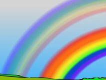 secondary rainbow